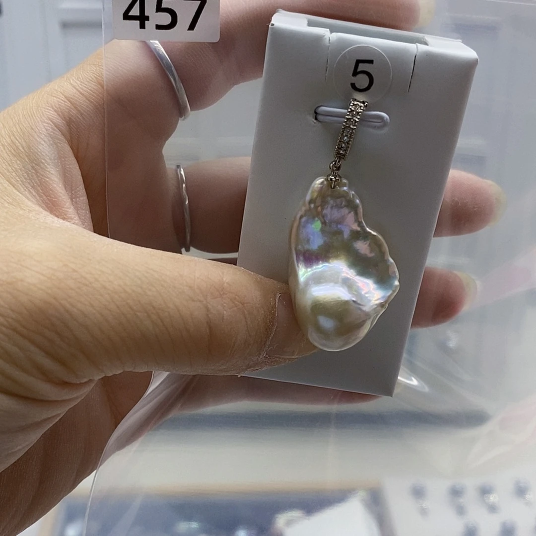 颈饰合金淡水珍珠