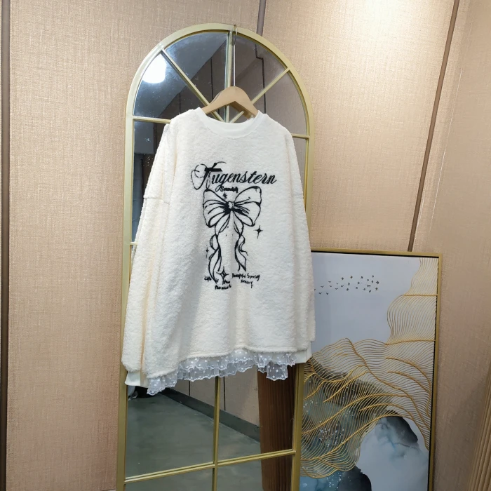 BJ249孕妇杏色毛衣100-150