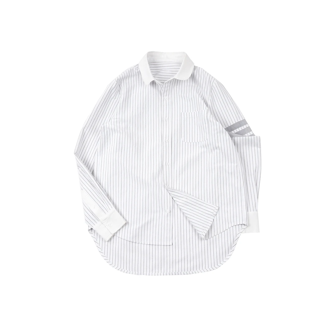 【撞色条纹衬衫】ZY5ZB0507