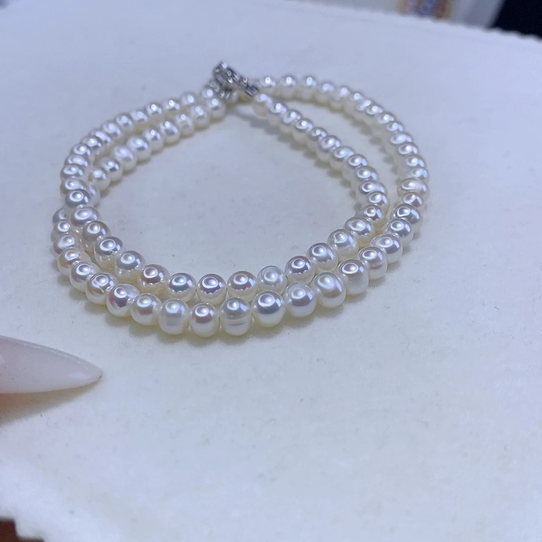 颈饰合金淡水珍珠F