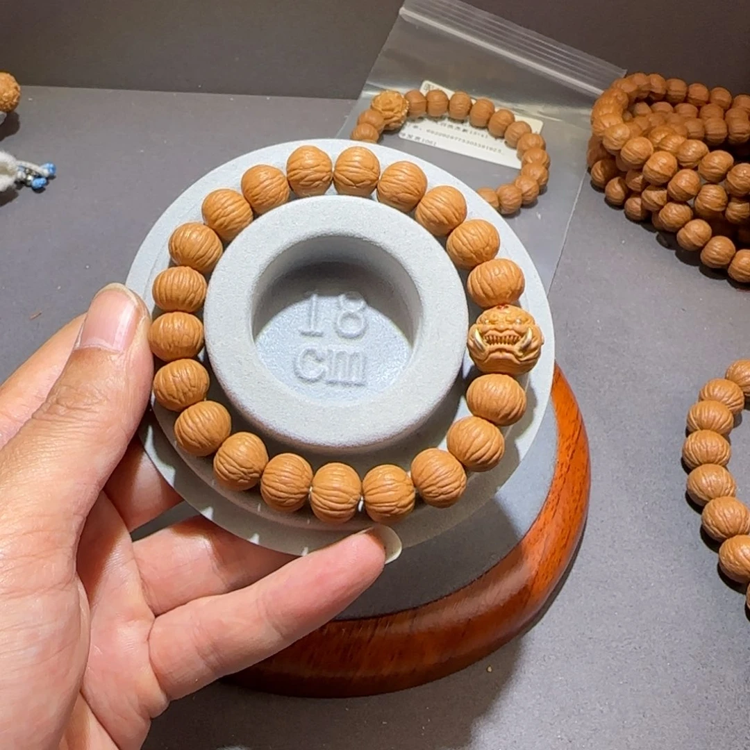 广***押吊坠文玩核桃土豪12尺寸手串加镶嵌恶僧