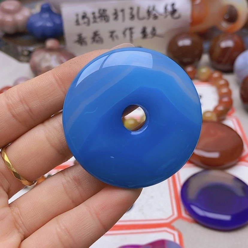 【闪购商品】未镶嵌玛瑙/玉髓珠宝半成品幸*星