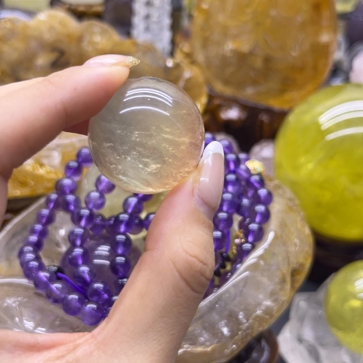 水晶未镶嵌珠宝半成品