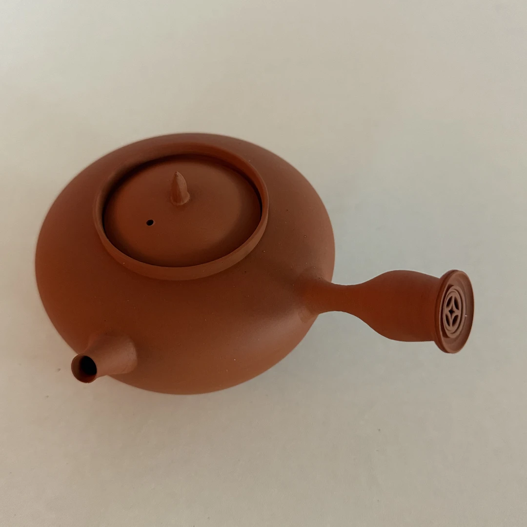 红泥手拉薄胎砂铫壶工夫茶专用烧水煮茶壶跳盖壶可搭配炭炉电陶炉