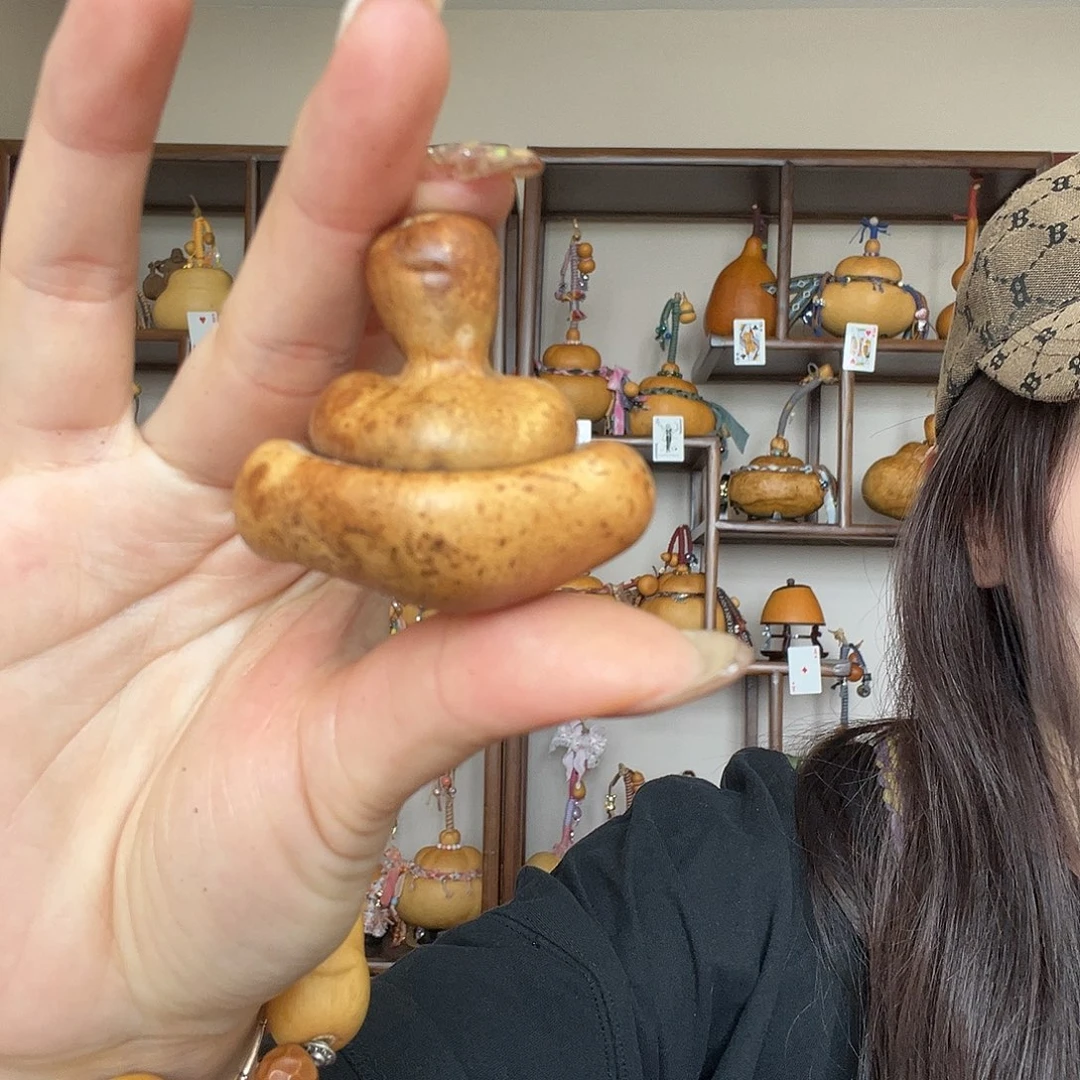 李***丫花皮抽不裂葫芦把件