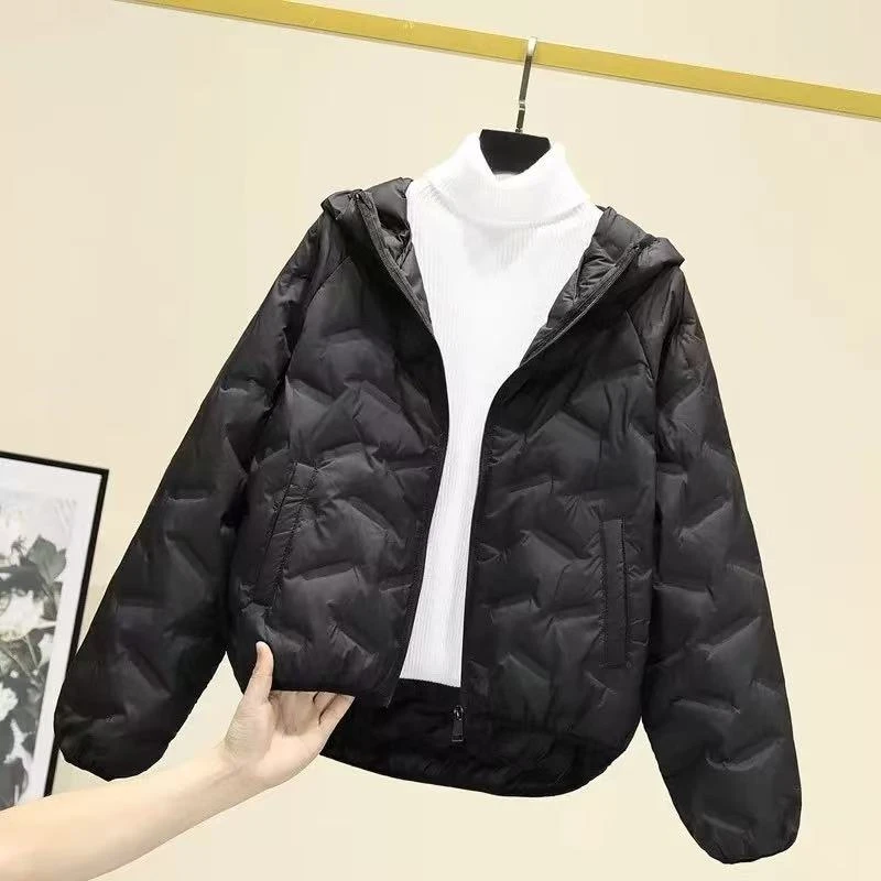 【热销1w+】高级印花轻薄款马卡龙色系羽绒服23008