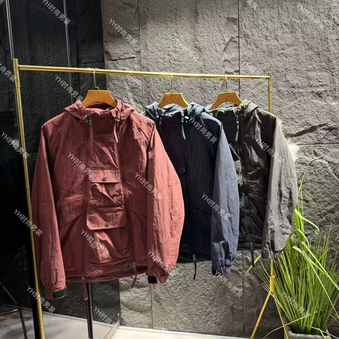 冬季新款时尚潮流户外工装机能双拉链连帽棉服夹克宽松百搭外套