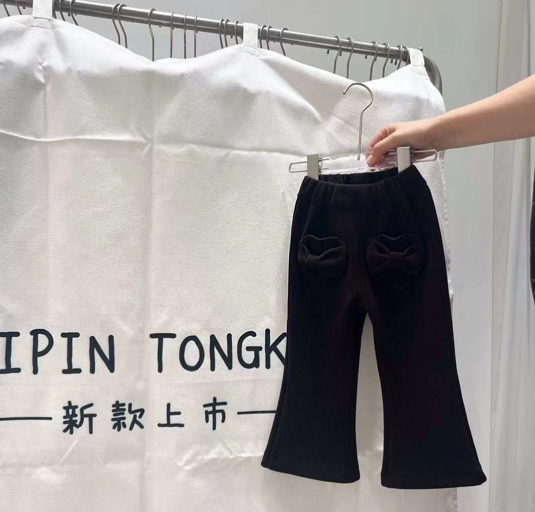 女童灯芯绒时尚甜美喇叭裤