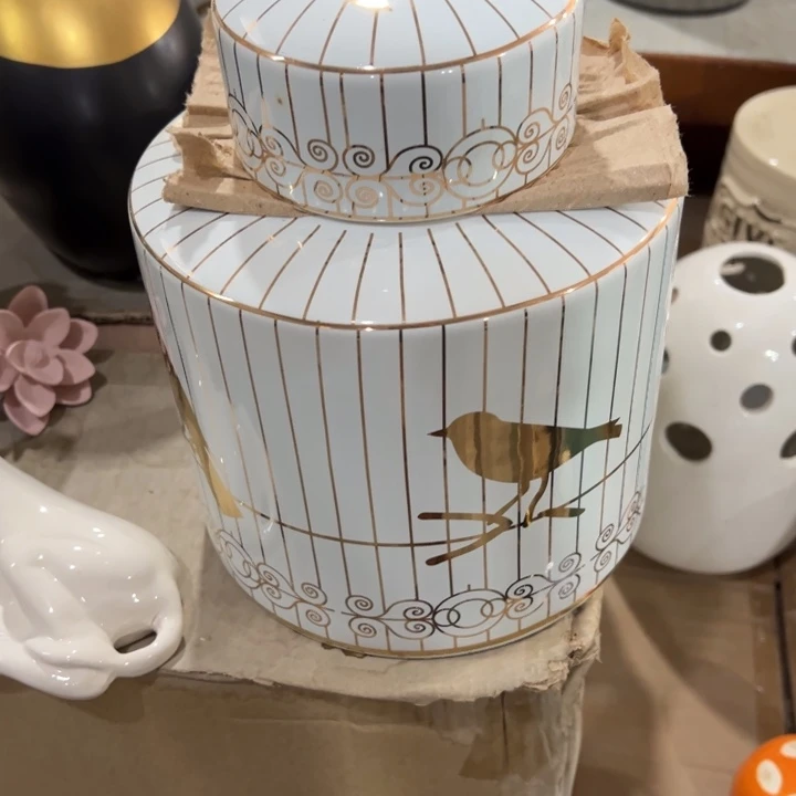瓷花瓶摆件外贸出口（微瑕）