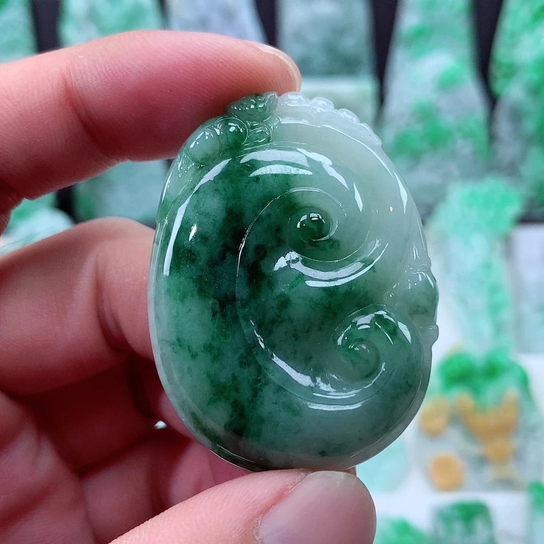 翡翠未镶嵌颈饰翡翠吊坠