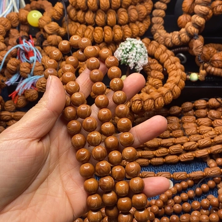 从***人木质类薅羊毛光珠脖挂9+