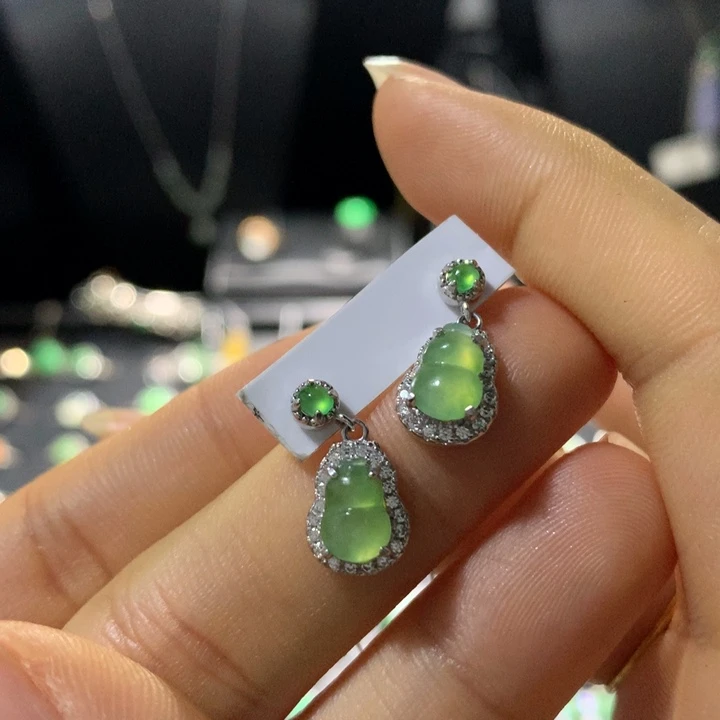 翡翠银S925镶嵌戒指