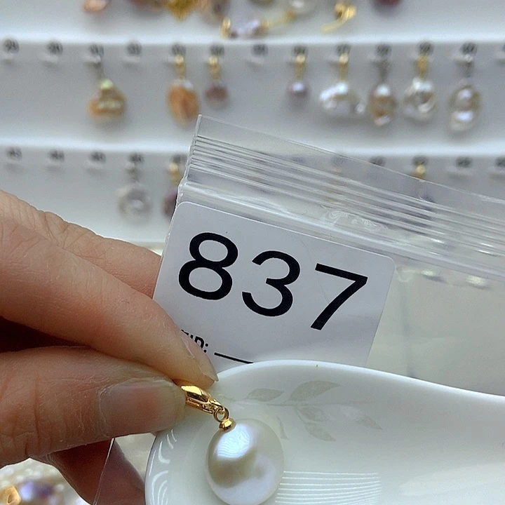 淡水珍珠颈饰银S925镶嵌