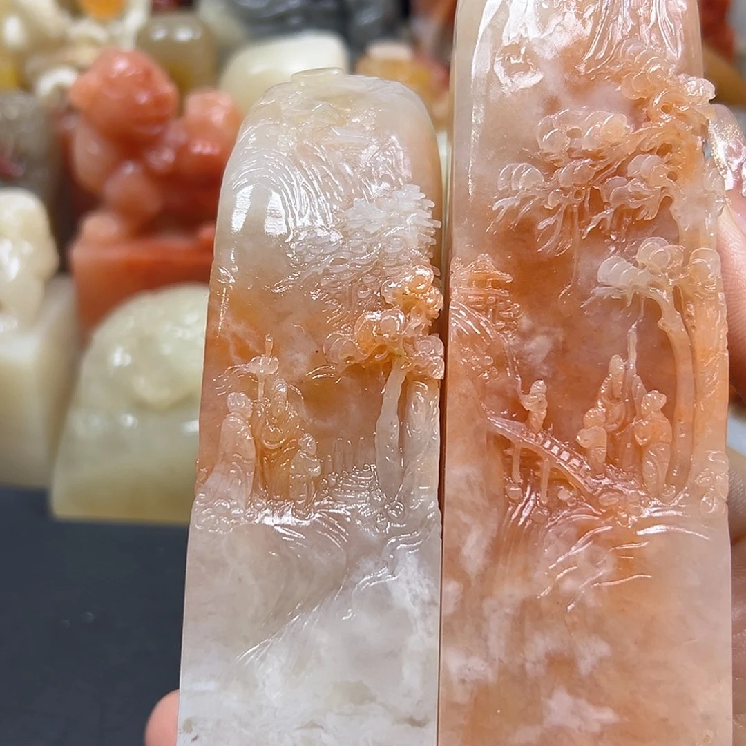 寿山石江*印章雕刻工艺