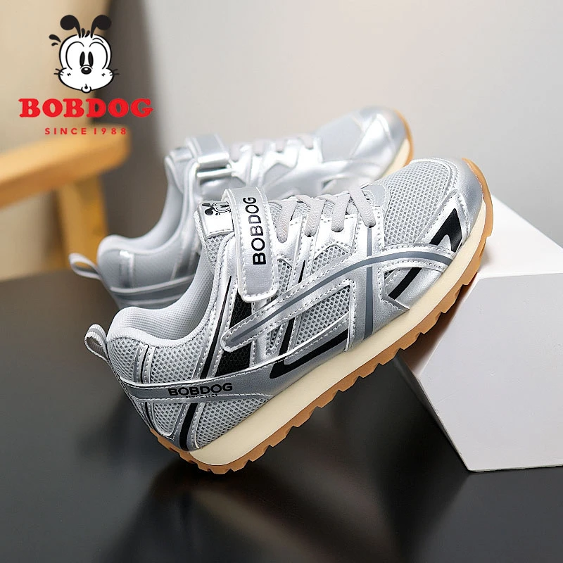 巴布豆新中式2025新款女童儿童阿甘运动鞋德训透气休闲夏季休闲鞋