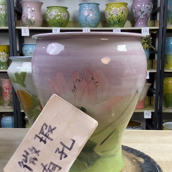 景德镇高温陶瓷花盆