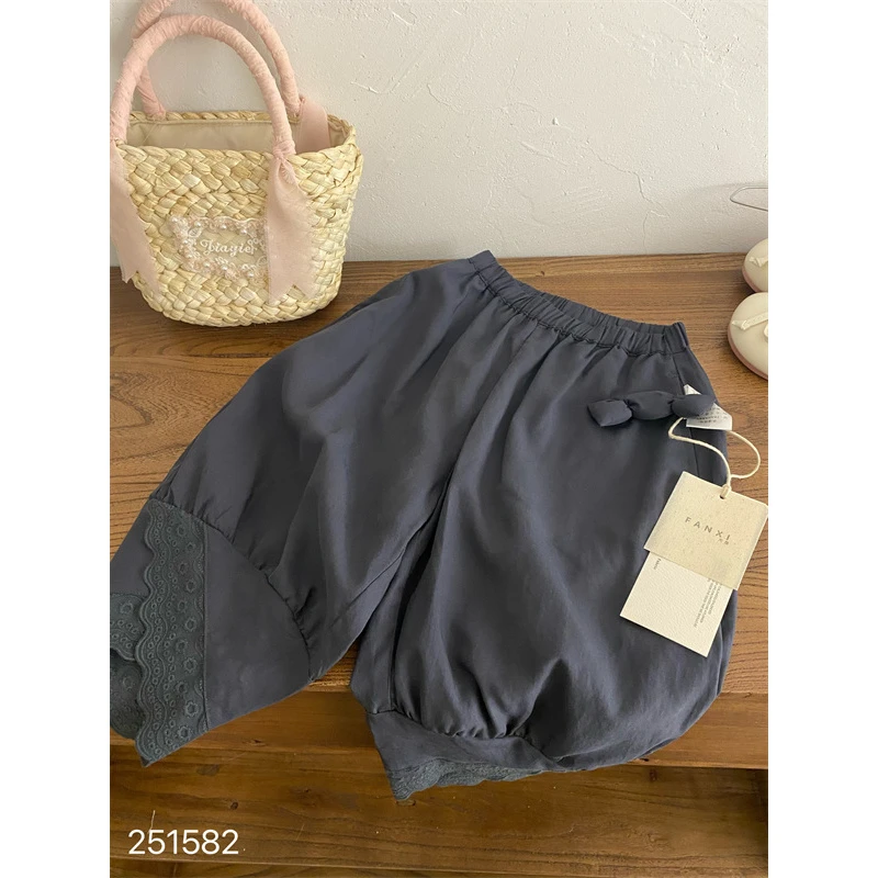 AC380~JJFX·25夏~蕾丝边灯笼裤251582