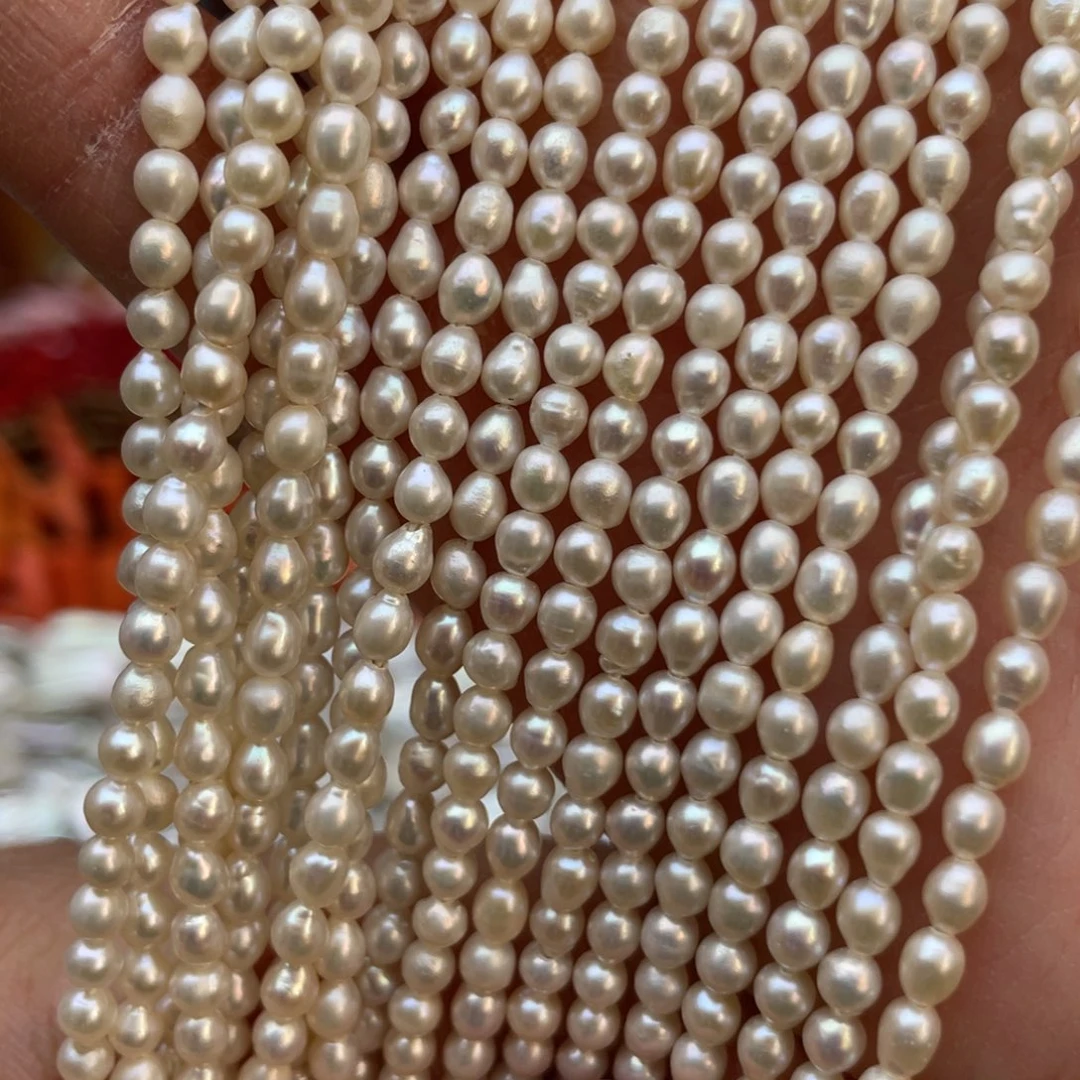 玛瑙/玉髓未镶嵌珠宝半成品天然珍珠宝宝珠1条卡3.3