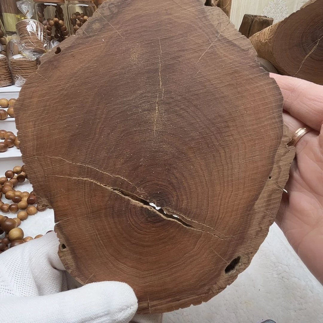 檀香木其他佳*啊定制原木片266克