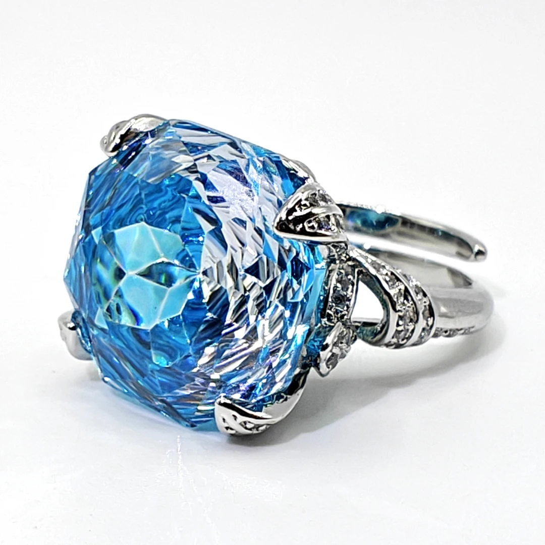 戒指【蓝色】精美百搭戒指SS-766