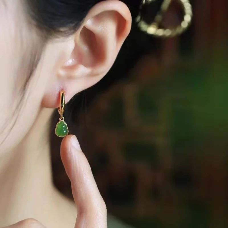 铜合金耳饰  A407轻奢精致优雅小众耳环