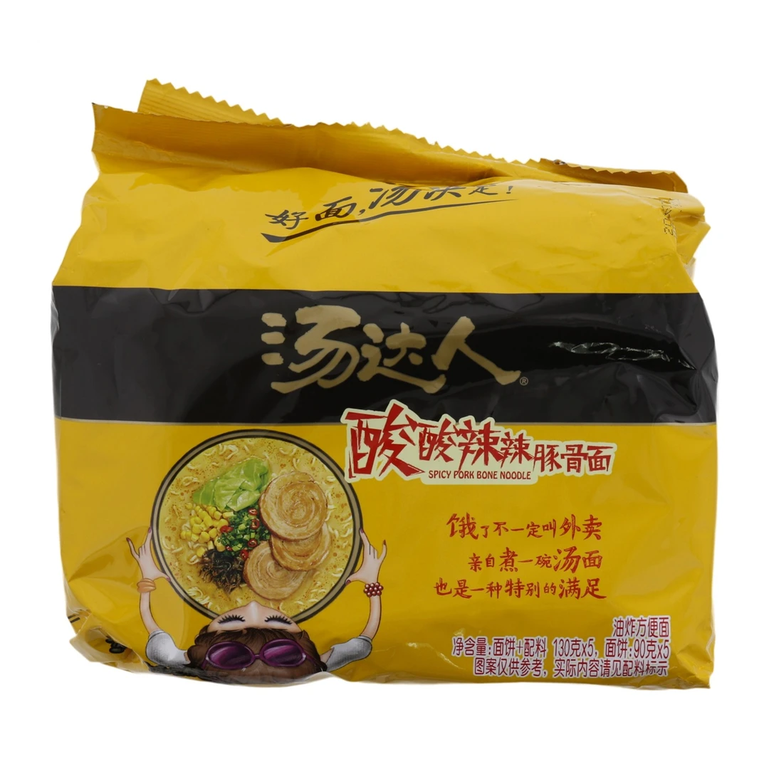 汤达人油炸方便面650g(130g*5袋)系列