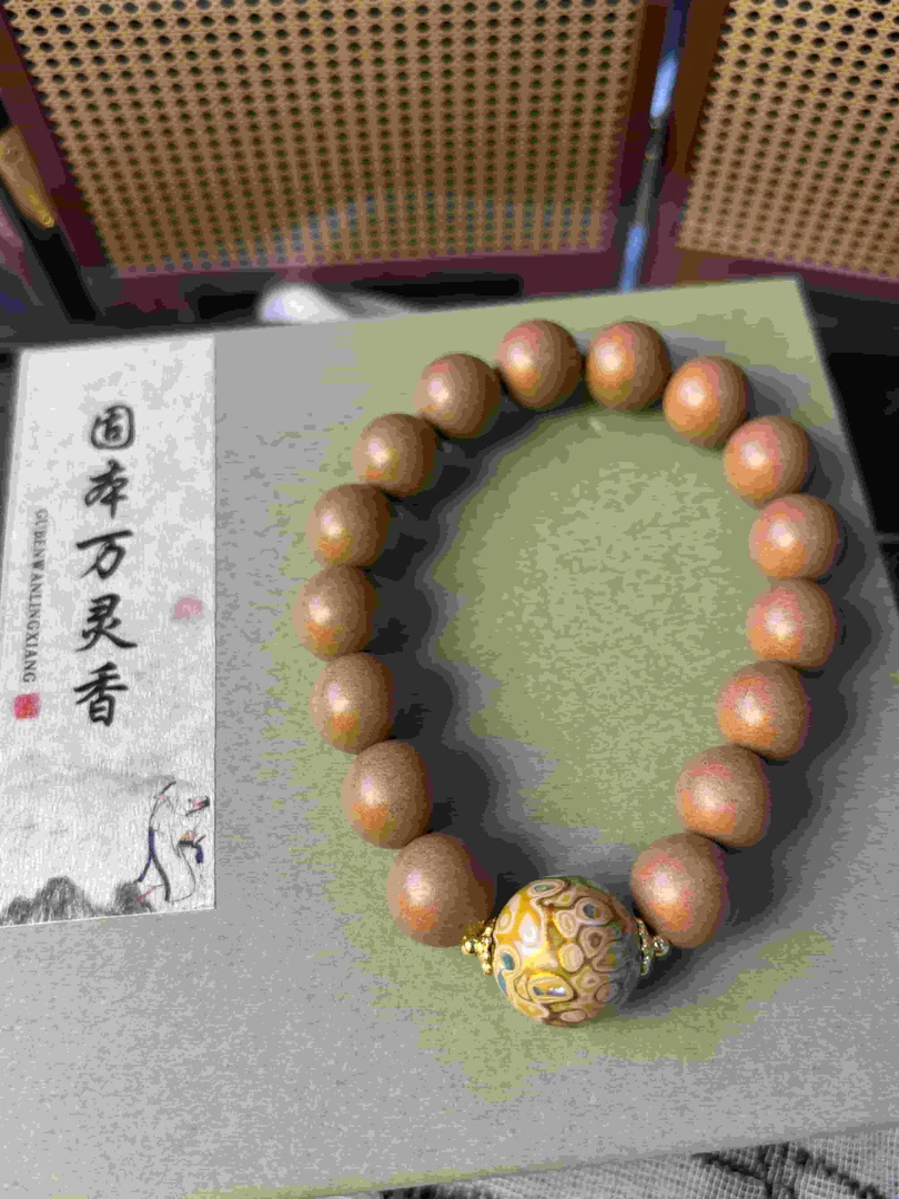 非金属布艺手链  固本万灵香【复原通气】12mm合香珠手串 3002