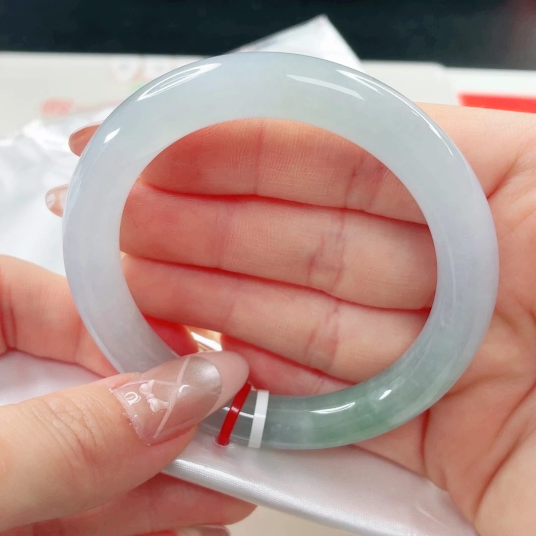 翡翠未镶嵌手镯53.2x413