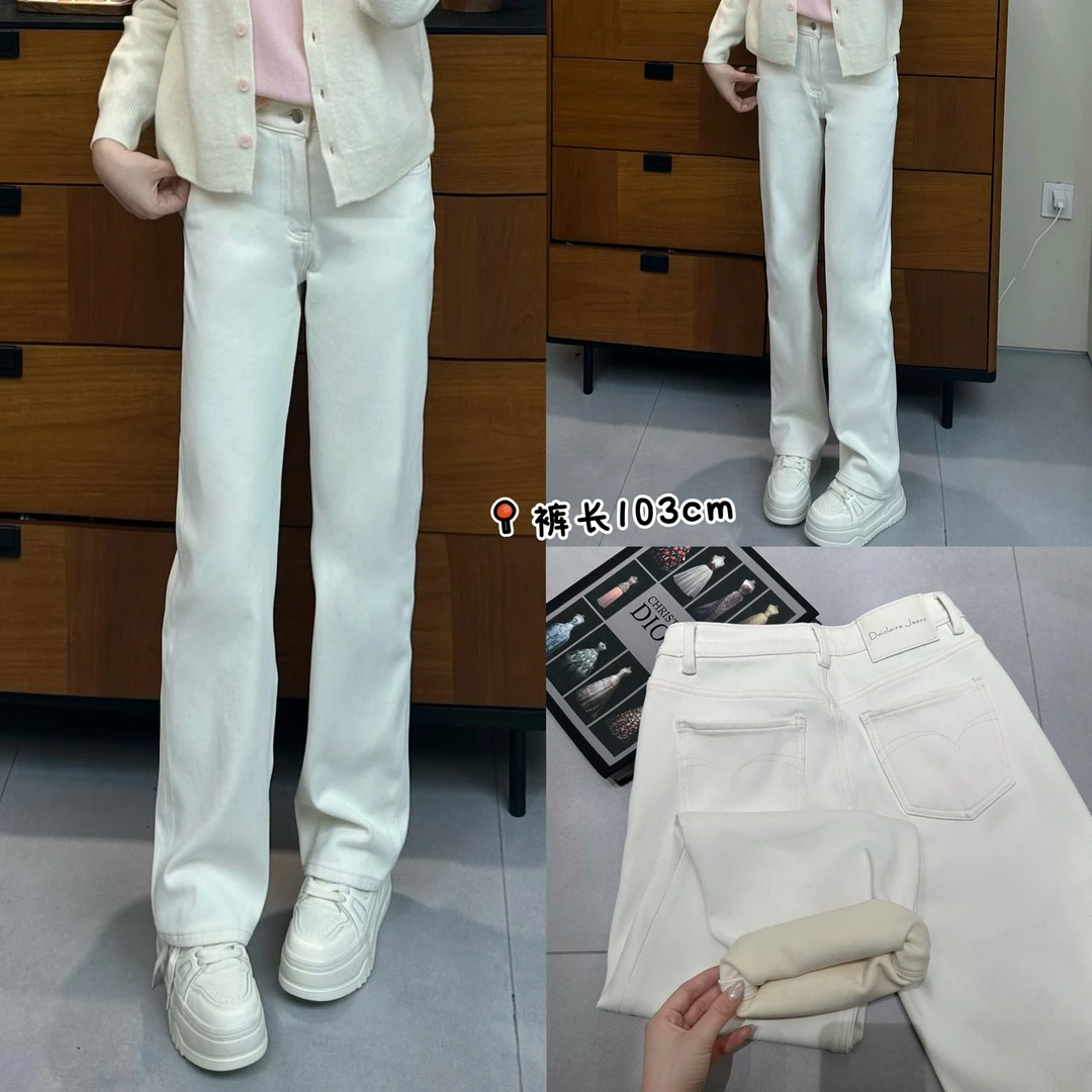 【YOUTH FILM】奶酪白~加绒阔腿裤9686