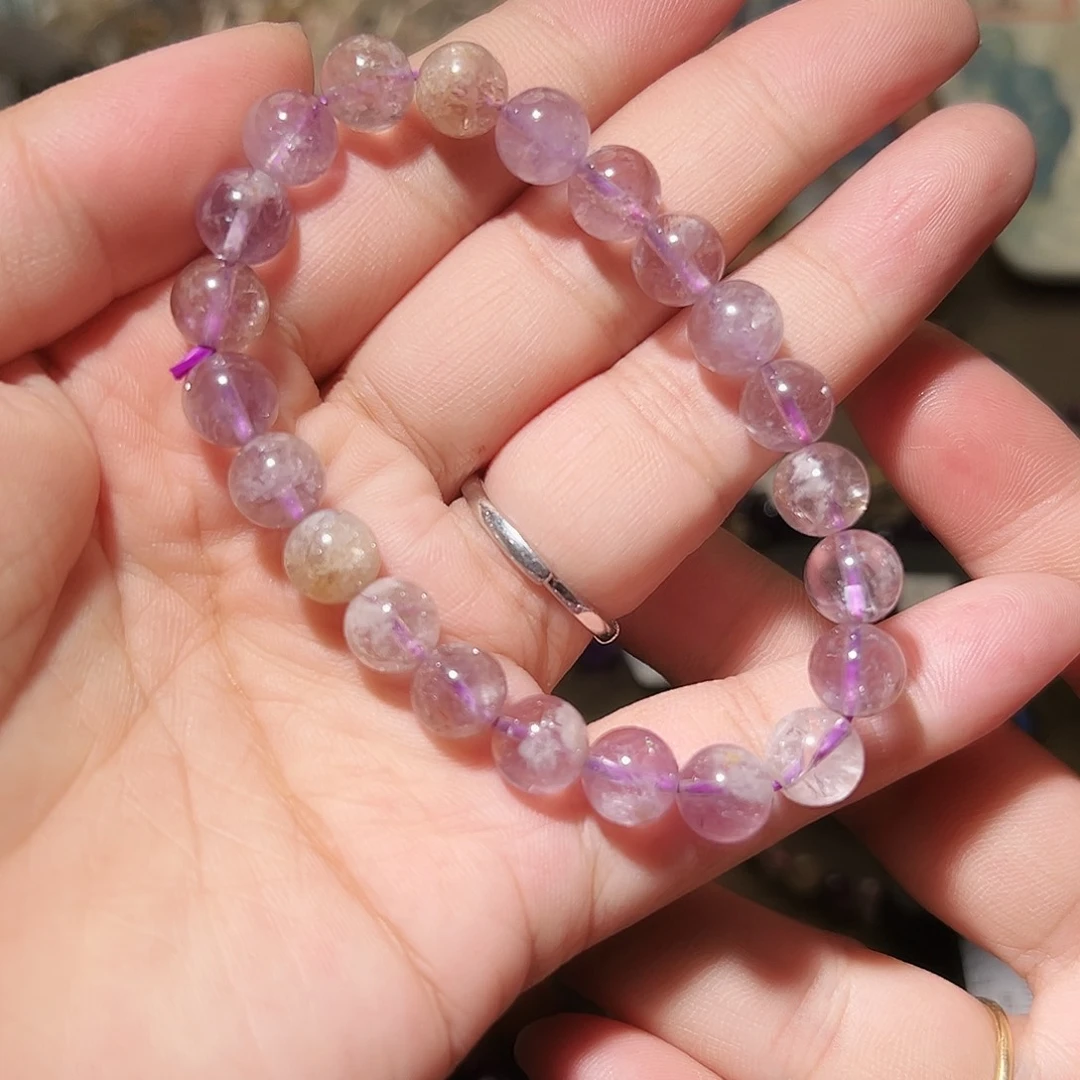 水晶手链未镶嵌紫幽灵