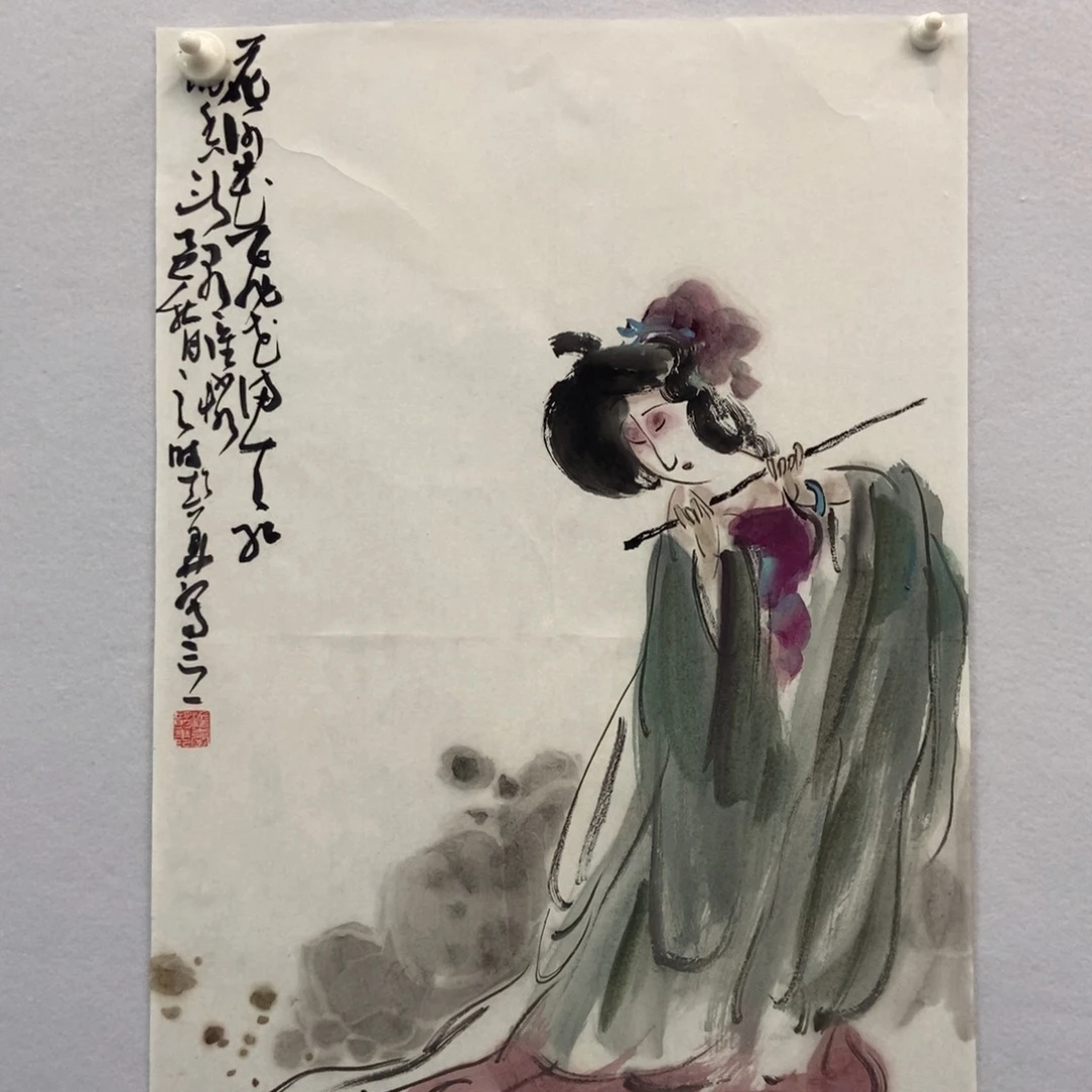 青***木国画墨鱼精品墨鱼精品