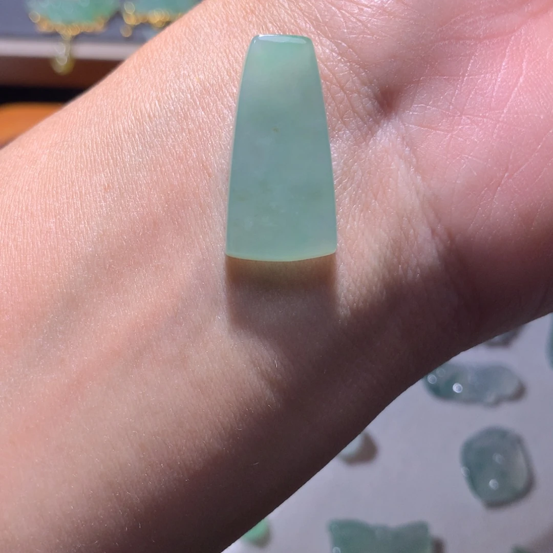 定制翡翠未镶嵌无事牌