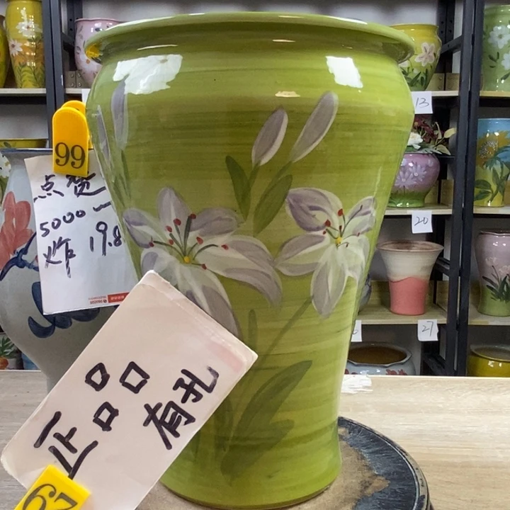 景德镇高温陶瓷花盆