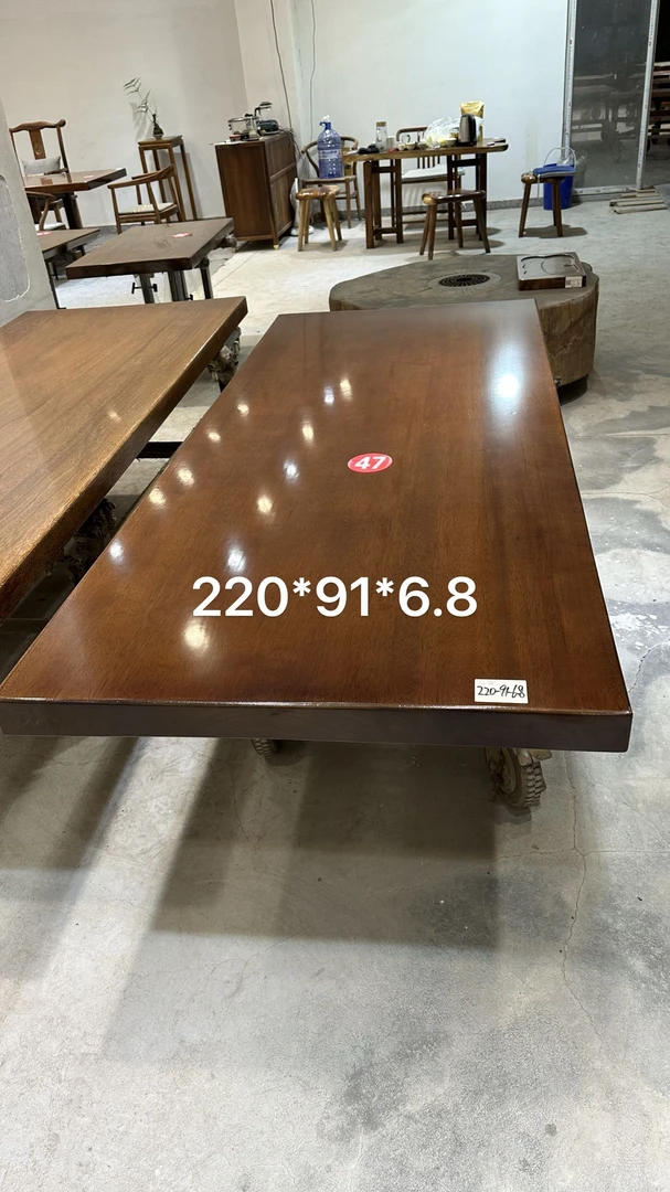 实木原木大板桌 茶桌 办公桌 书桌 餐桌 休闲桌 一物一拍（不包邮）