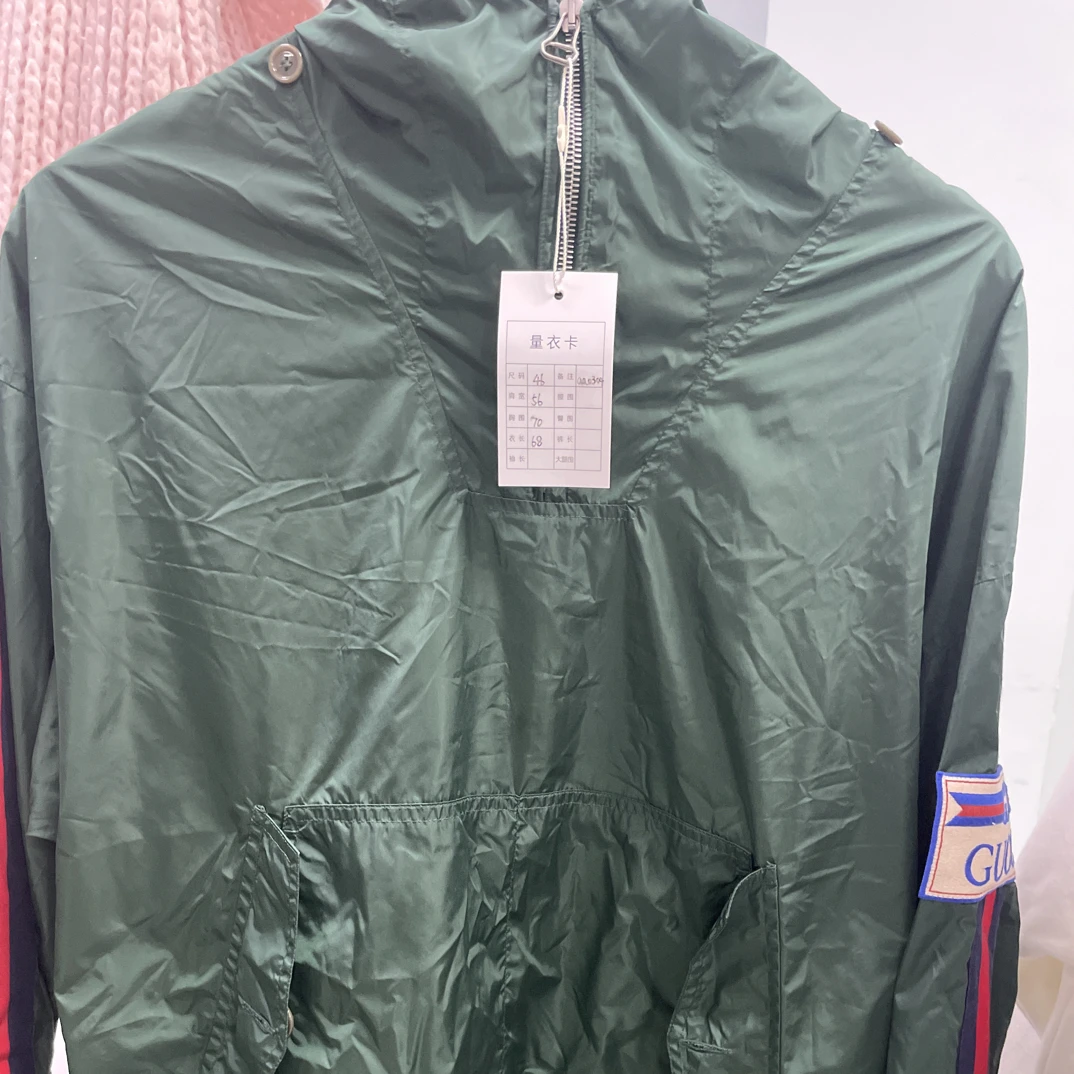 99新 GUCCI/古驰 半拉链冲锋衣 尺码：46 衣长68 胸围70