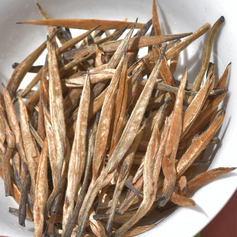 行走的喝茶人甜水金针云南滇红茶单芽春茶自然麦芽糖甜香400克