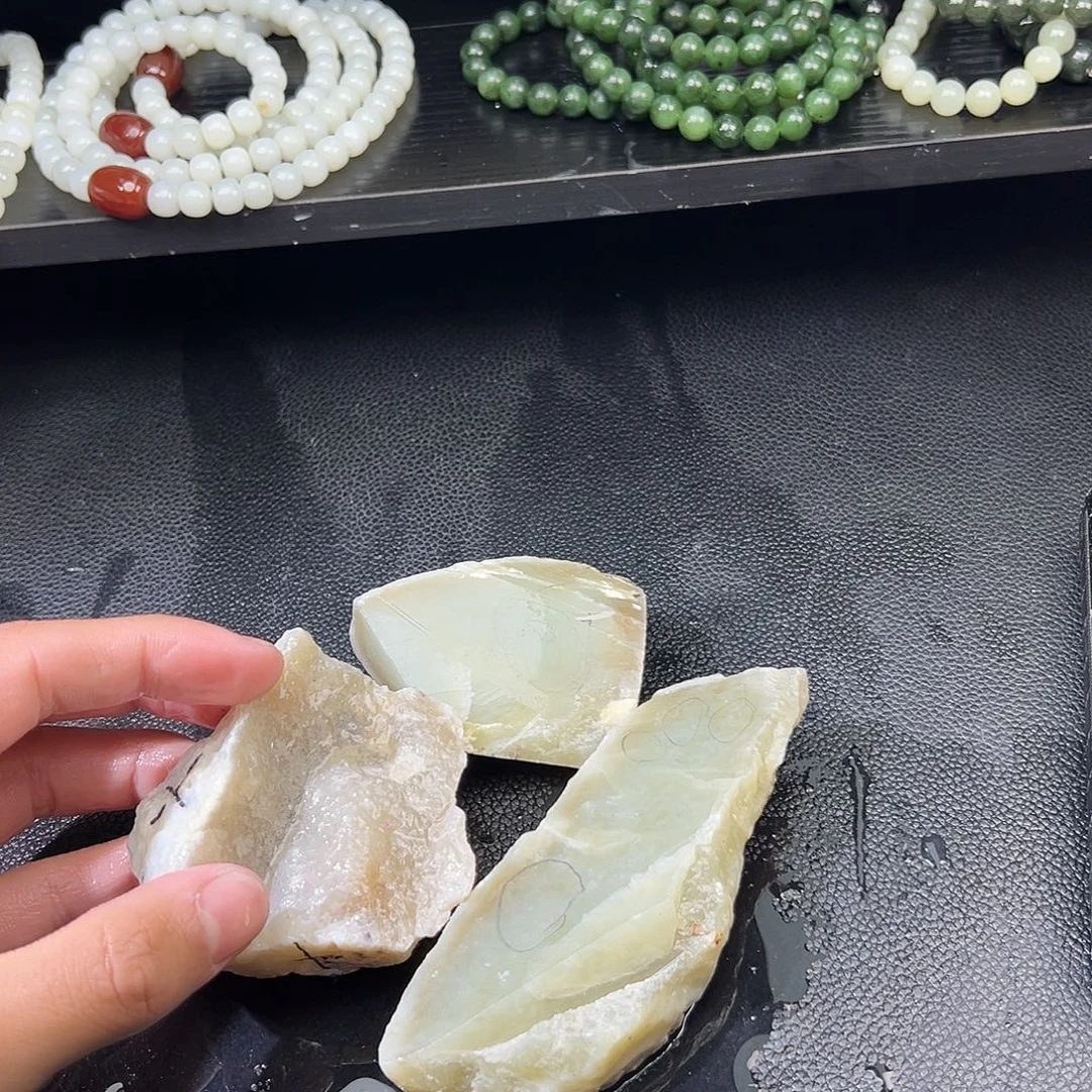 和田玉（糖玉）未镶嵌车挂