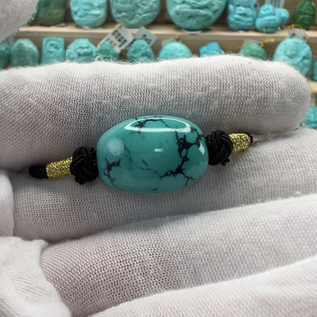 未镶嵌绿松石随形14mm