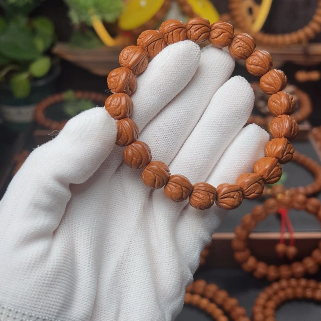 吊坠桃核1.2玉龙脊手串