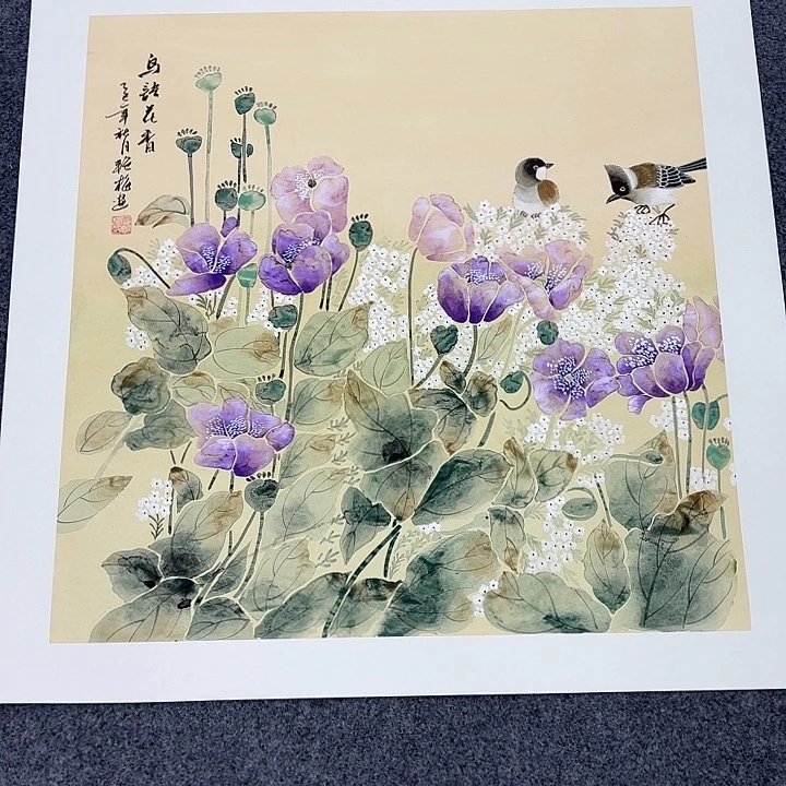 国画手绘国画作品