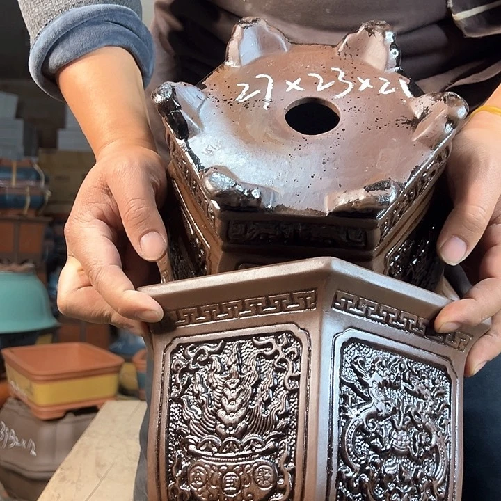 紫砂花盆不好意思哈哈哈我