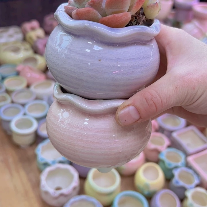 陶瓷花盆当场凑满12包邮