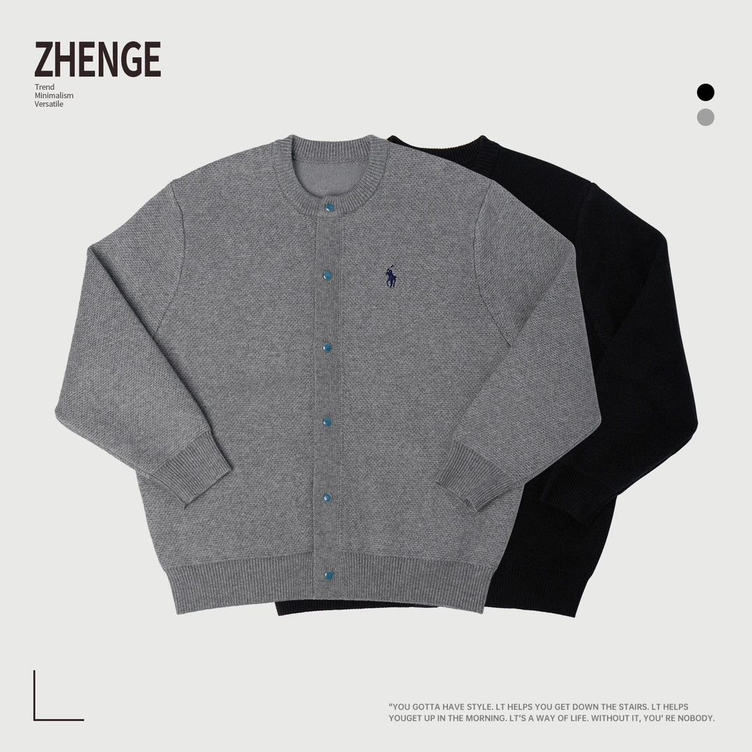 【Bo专属】秋冬季重磅潮流日系百搭开衫毛衣外套-D86311