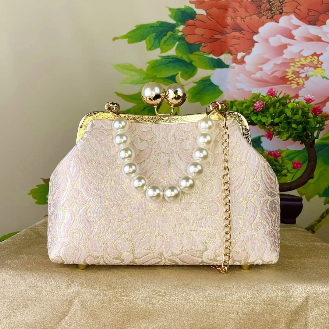 【金粉芙蓉】中国风旗袍包晚宴包迷你小手提包斜挎包直播女包2205