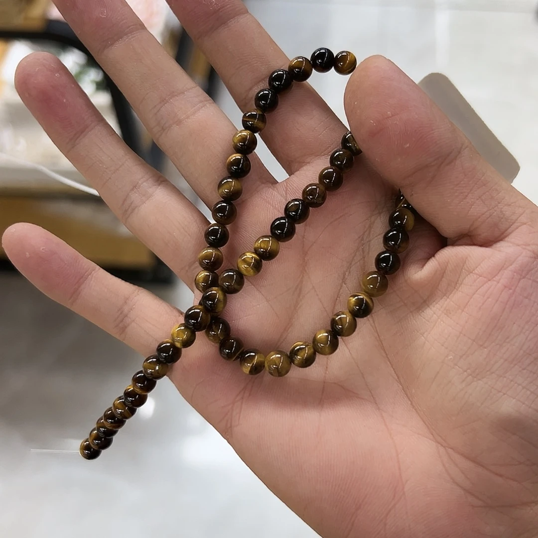 未镶嵌水晶手链卡6黄虎眼