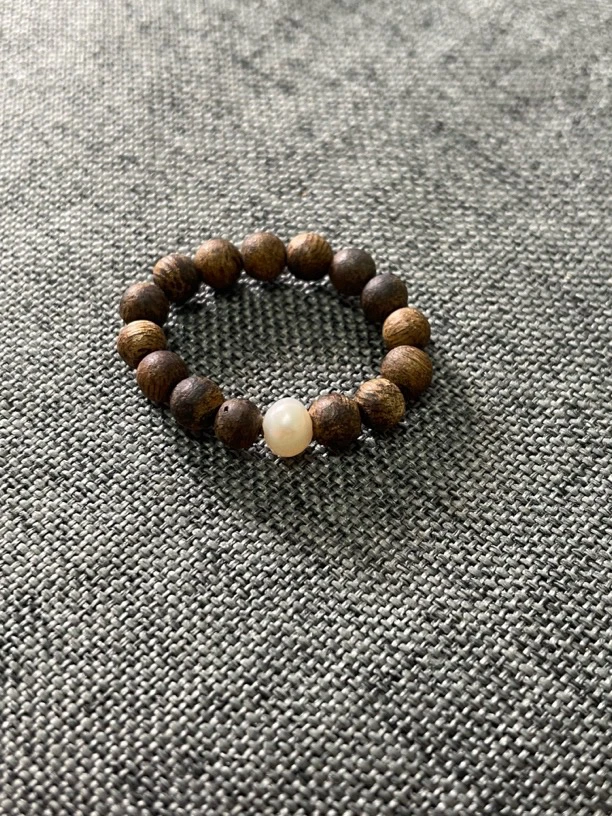 沉香吊坠设计款戒指