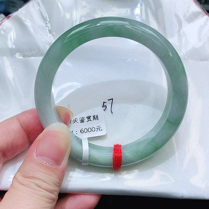 翡翠未镶嵌手镯0057