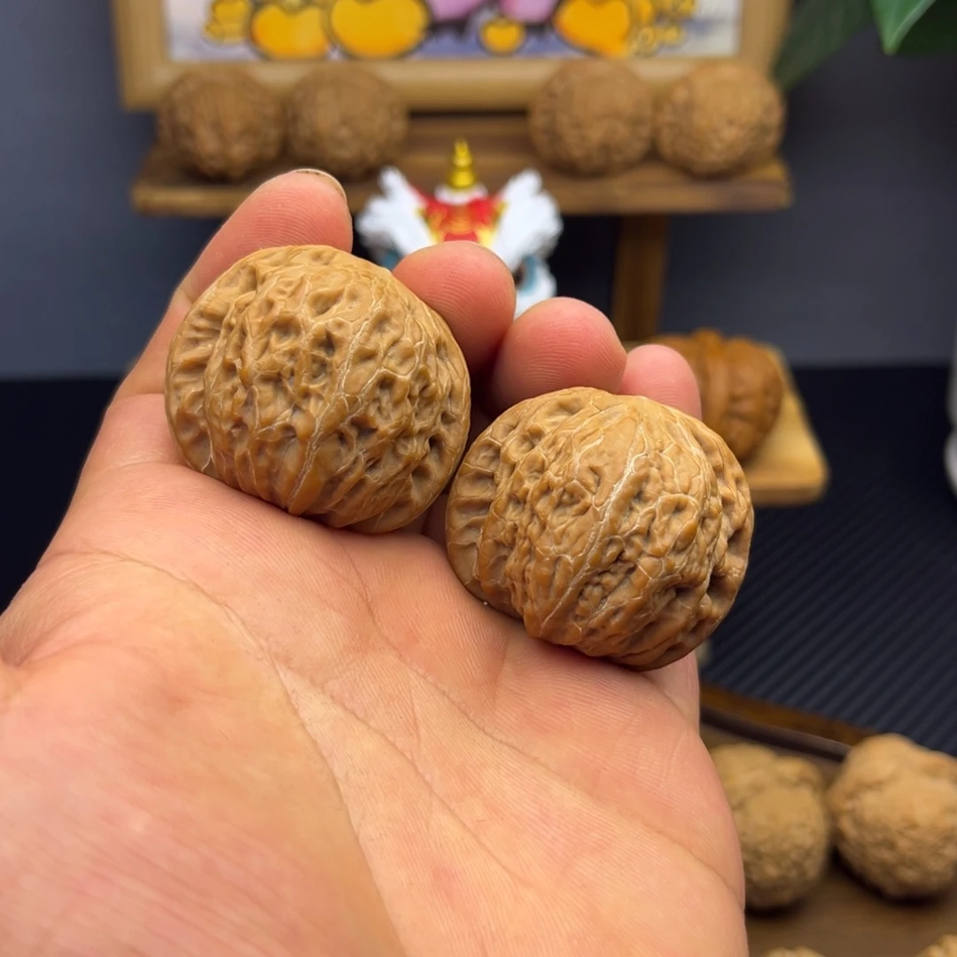 文玩核桃把件铁锤妹妹 40 全品白茬