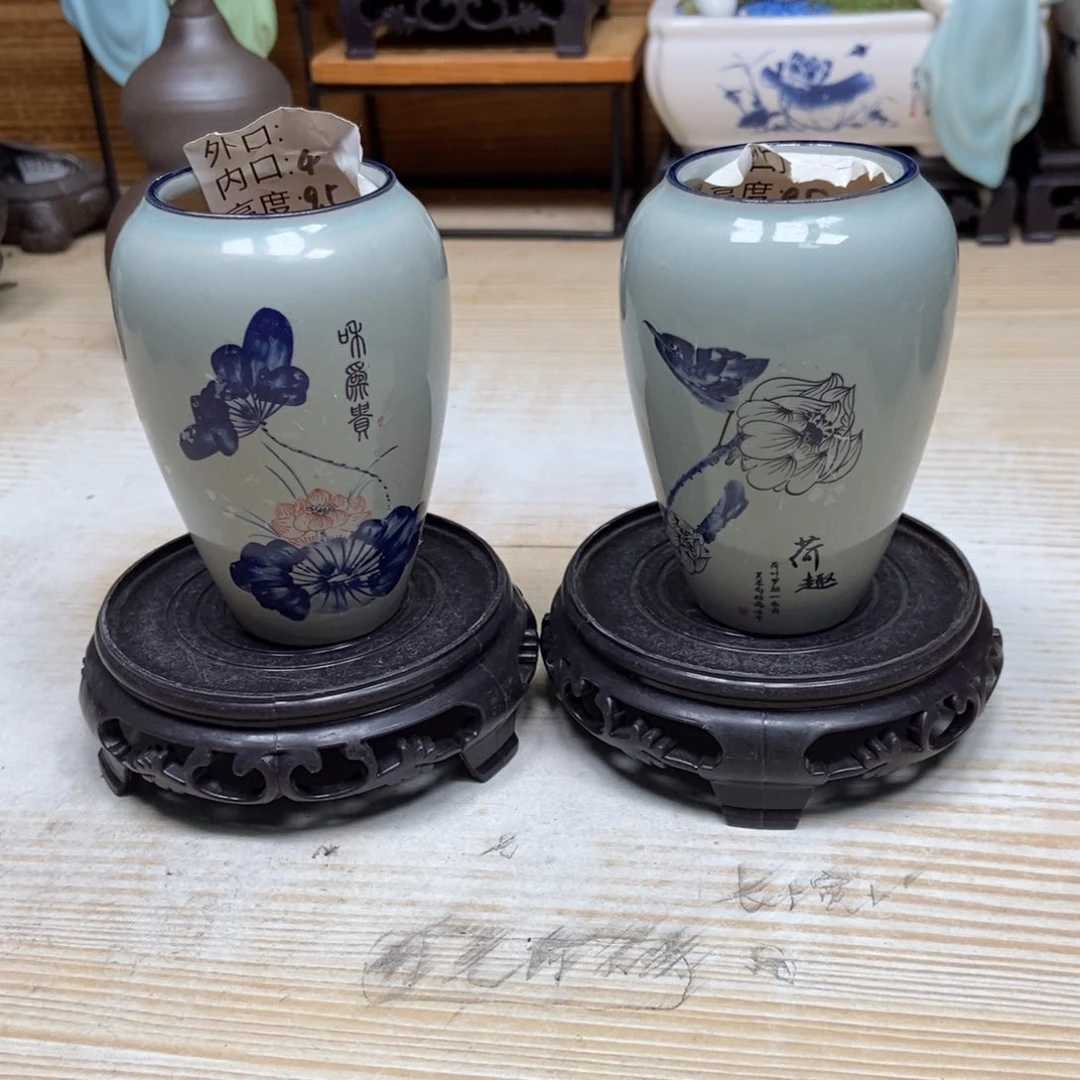 瓷片陶瓷花盆陶瓷艺术