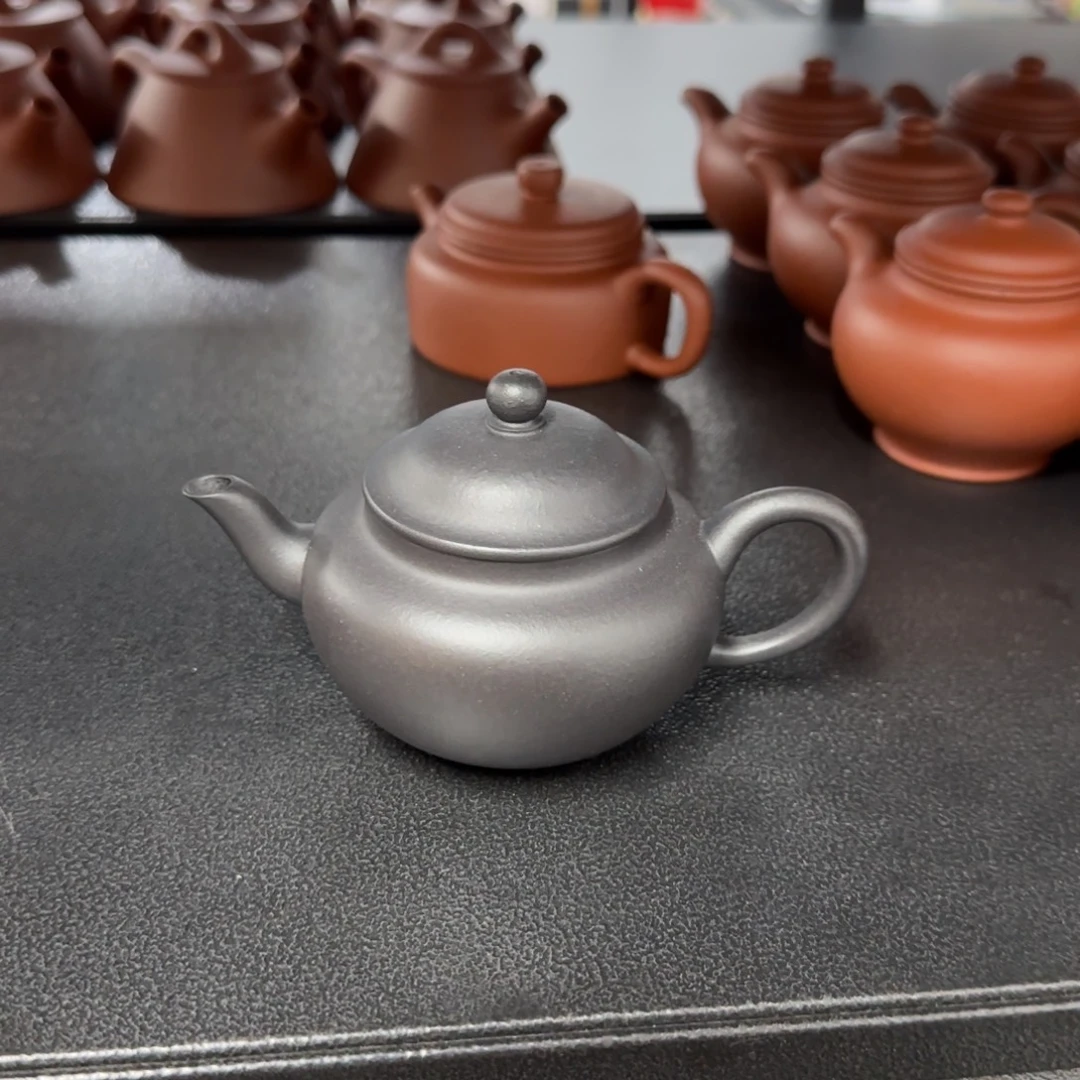 坐***流茶壶紫砂焐灰鸣远莲子